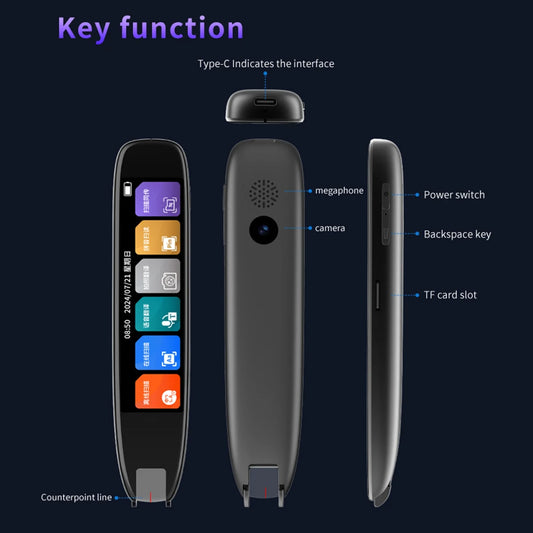 142 Language Translator Pen Scan Reader Pen Language Translator Device Voice Translator for Kids & Adults