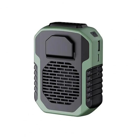 Cooling Fan Multi-Purpose Strong Wind Rechargeable Summer Outdoor Neckband Hanging Waist Portable Fan for Camping